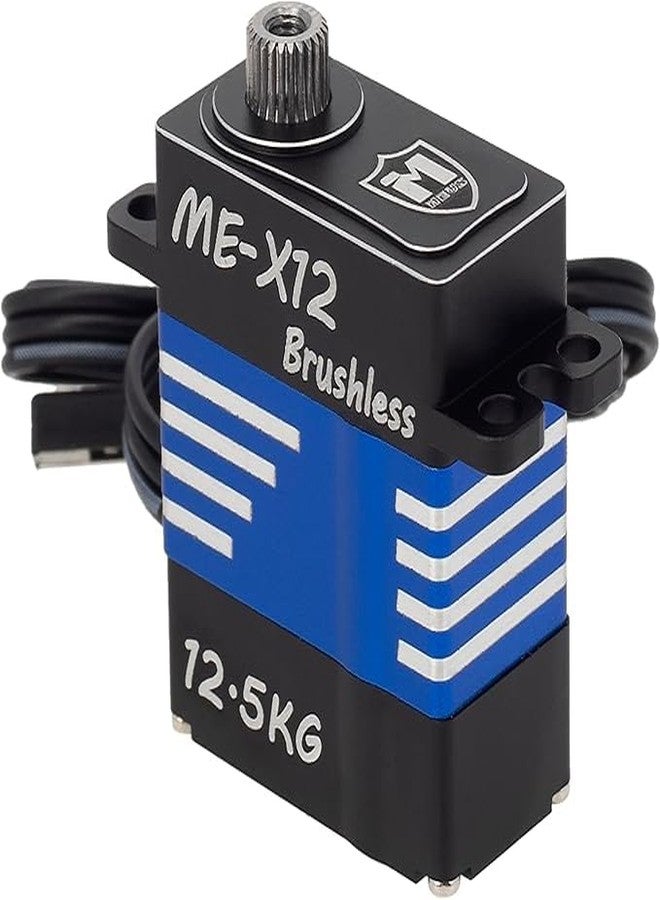 MEUS RACING سيرفو MEUS Racing بدون قلب TRX4M مع حامل سيرفو أفقي وذراع سيرفو لقطع غيار ترقية سيارة الزحف TRX4M 1/18 RC، غير مناسب للإطار الأصلي (12.5 كجم). - Image 3